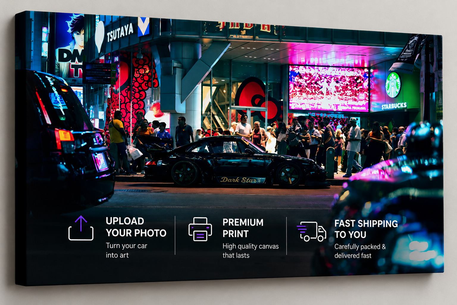 Custom Car Canvas Print